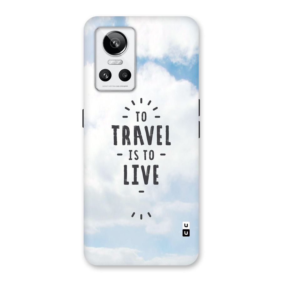Travel is Life Back Case for Realme GT Neo 3