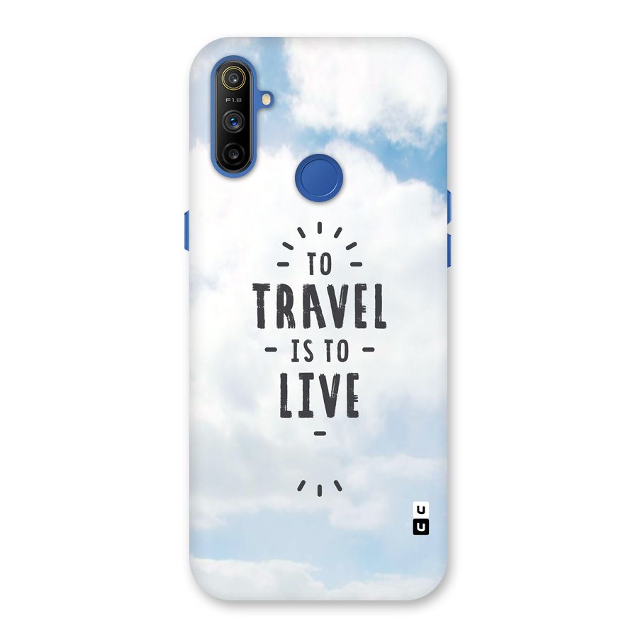 Travel is Life Back Case for Realme Narzo 10A