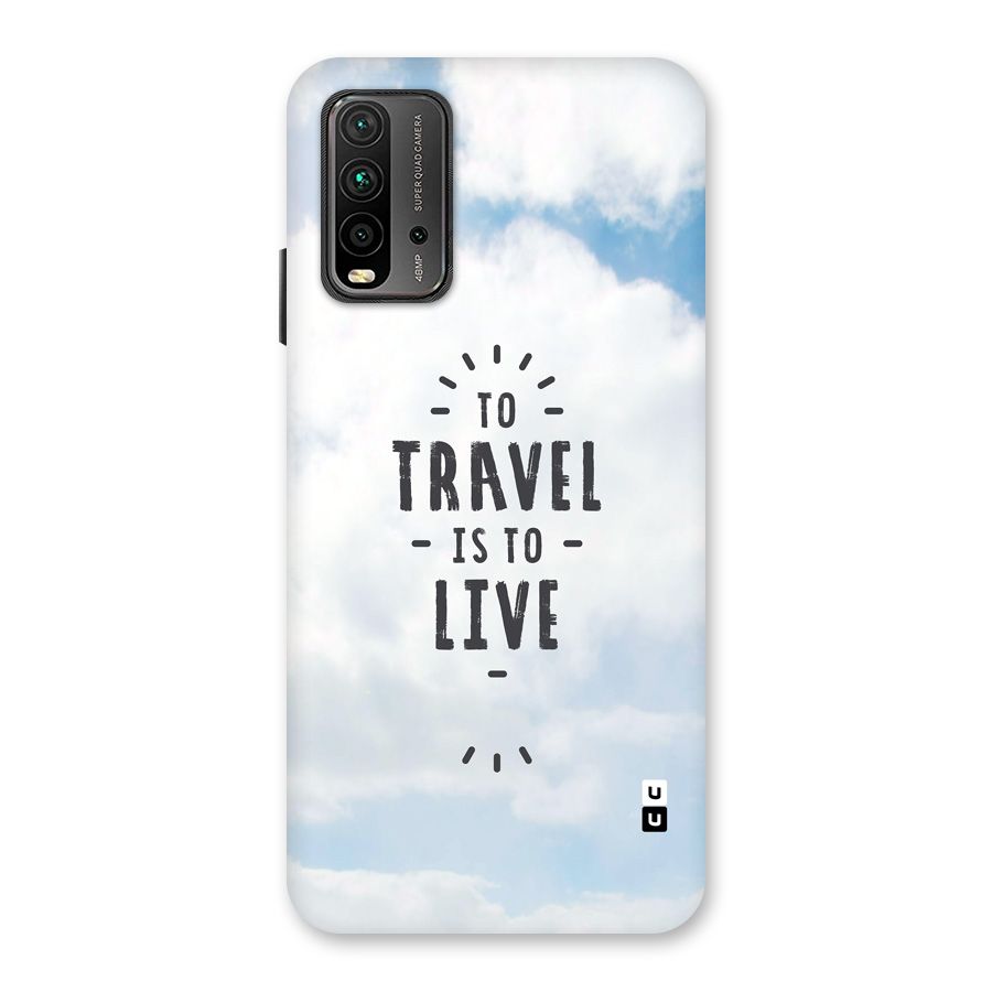 Travel is Life Back Case for Redmi 9 Power