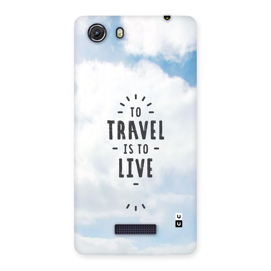Travel is Life Back Case for Unite 3
