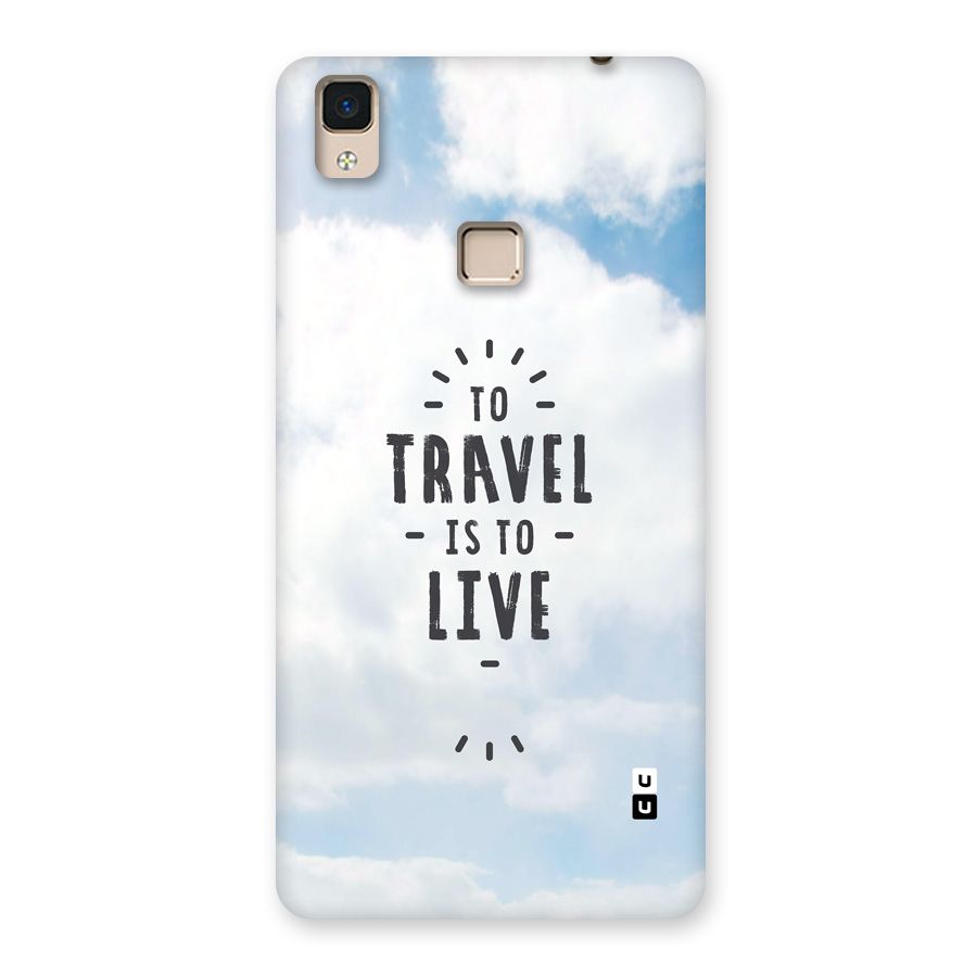 Travel is Life Back Case for V3 Max