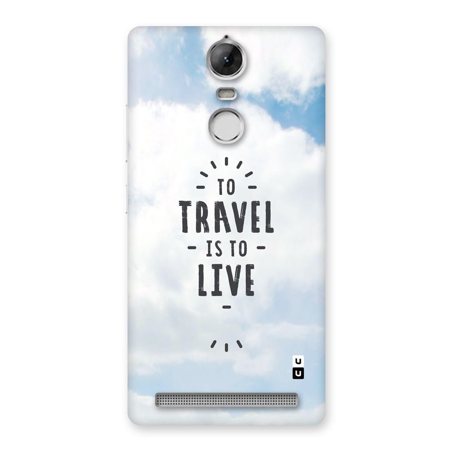 Travel is Life Back Case for Vibe K5 Note