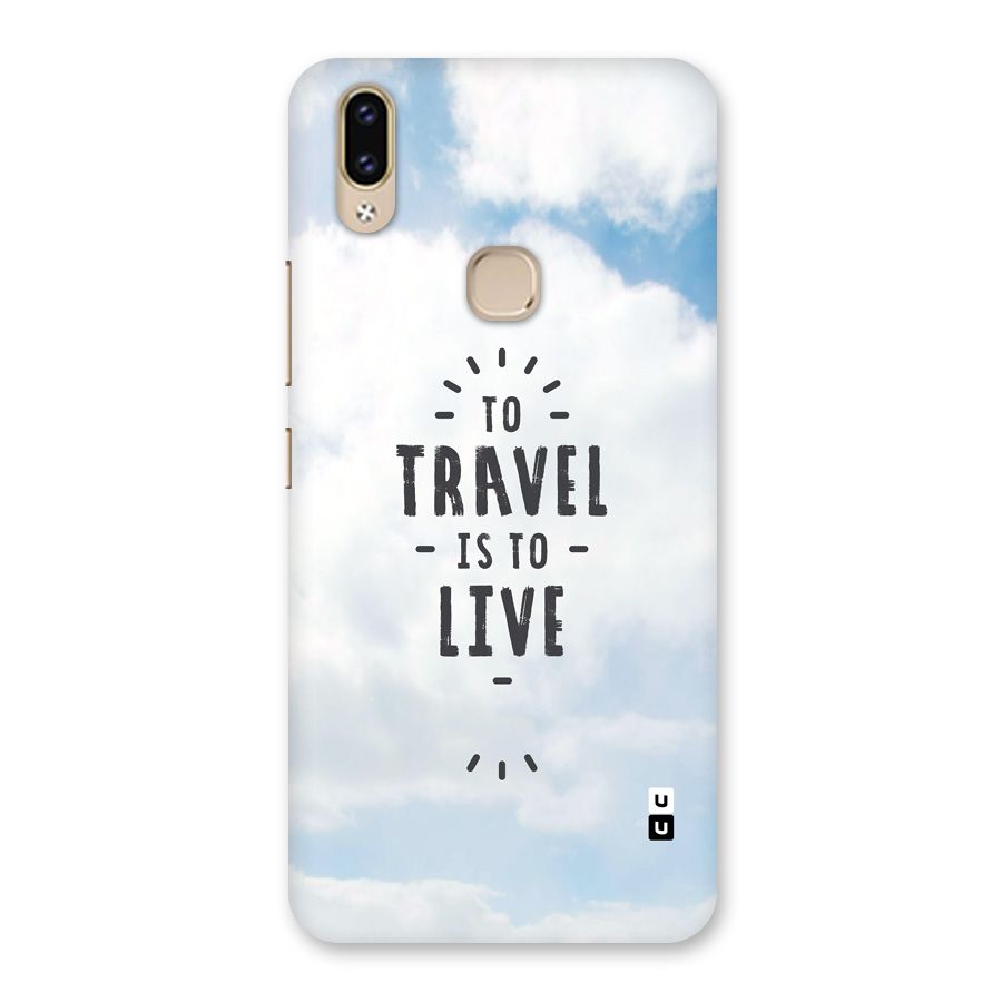 Travel is Life Back Case for Vivo V9 Youth