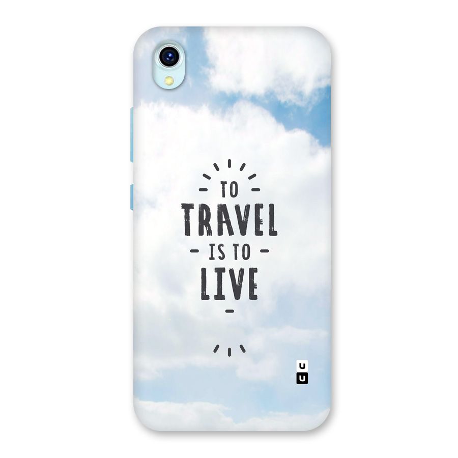 Travel is Life Back Case for Vivo Y1s