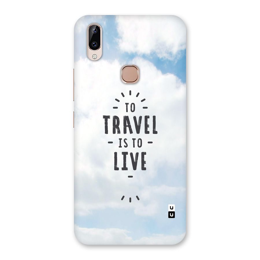 Travel is Life Back Case for Vivo Y83 Pro
