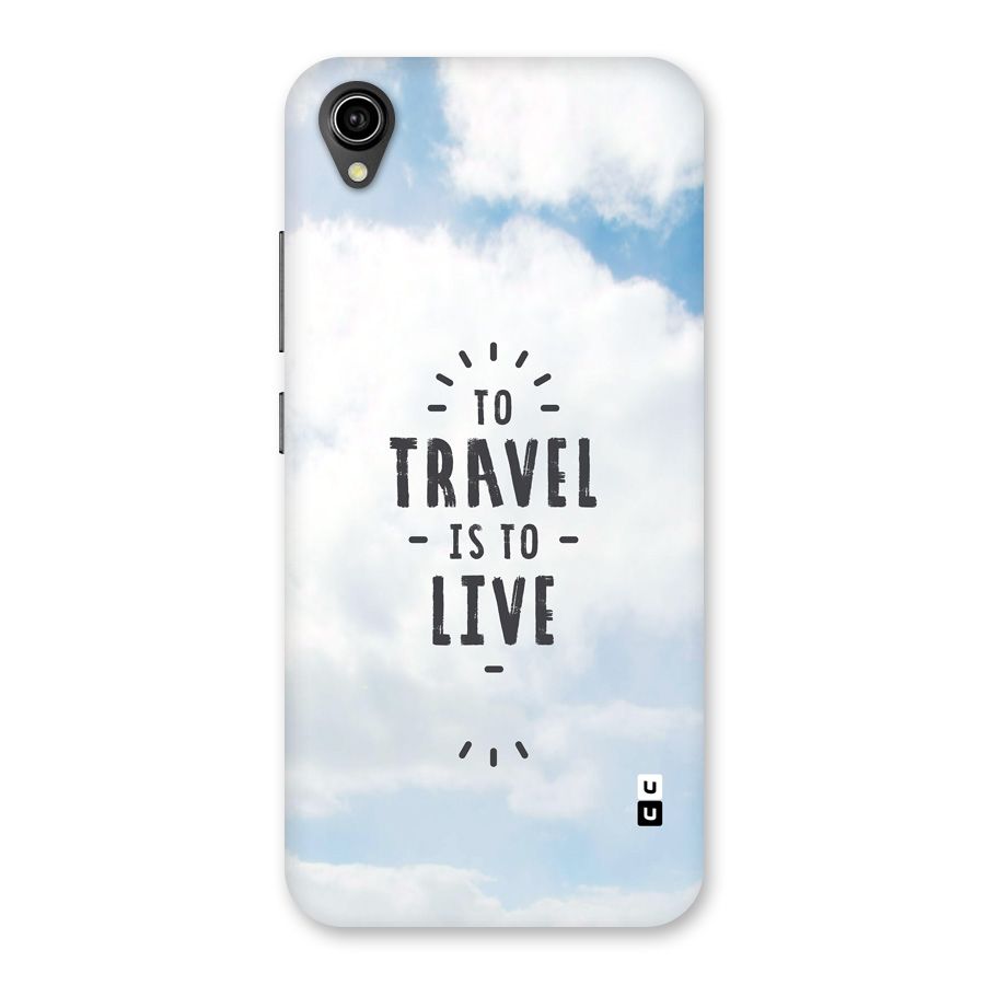 Travel is Life Back Case for Vivo Y90