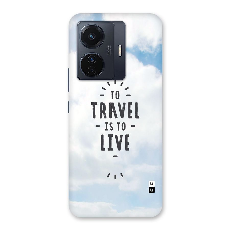 Travel is Life Back Case for Vivo iQOO Z6 Pro