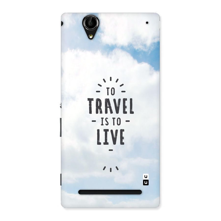 Travel is Life Back Case for Xperia T2