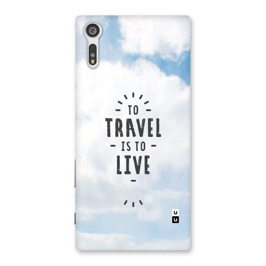 Travel is Life Back Case for Xperia XZ