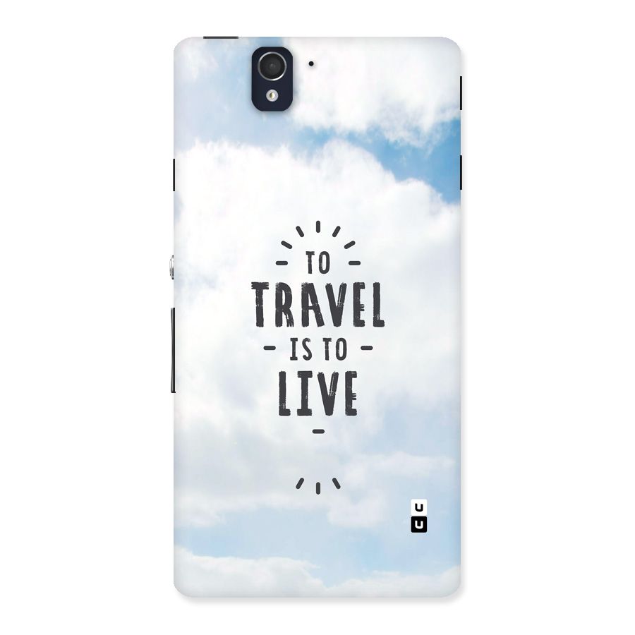 Travel is Life Back Case for Xperia Z