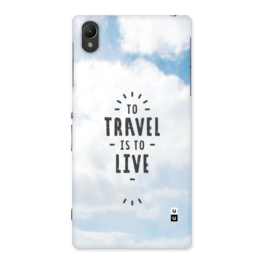 Travel is Life Back Case for Xperia Z1
