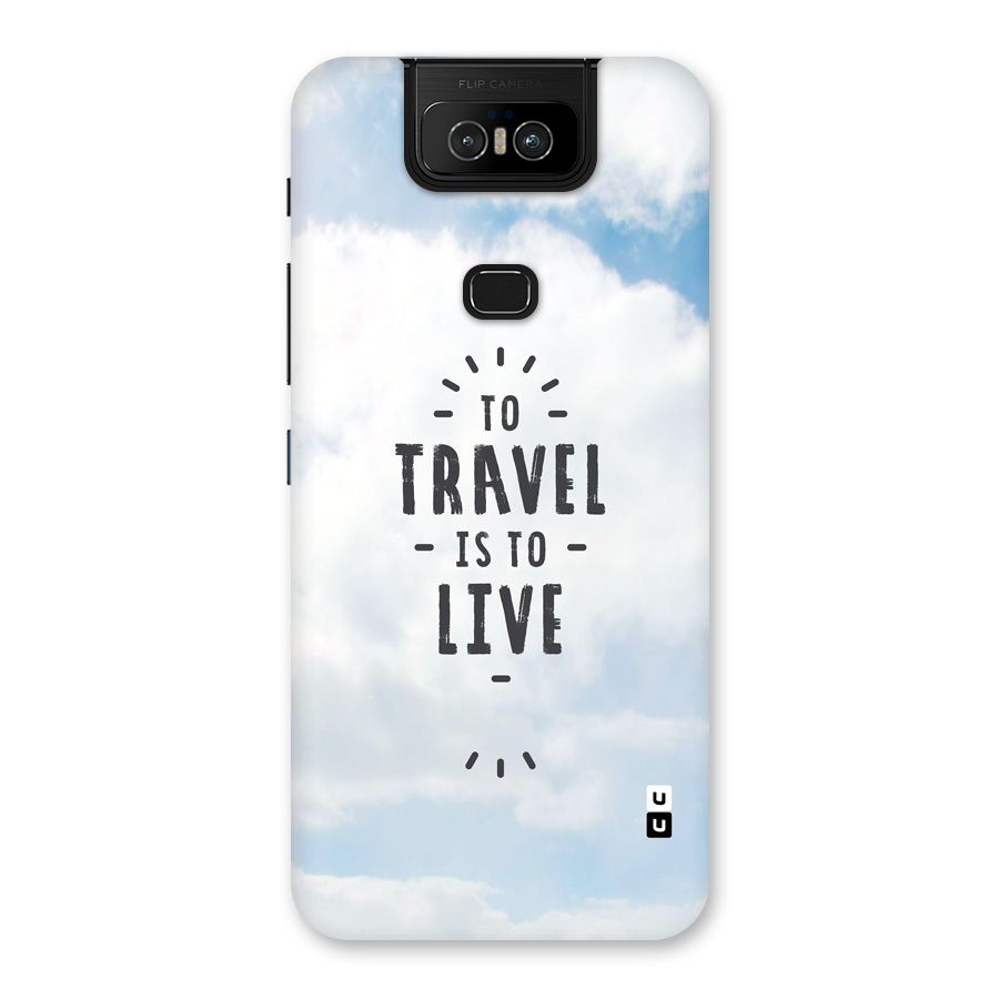 Travel is Life Back Case for Zenfone 6z