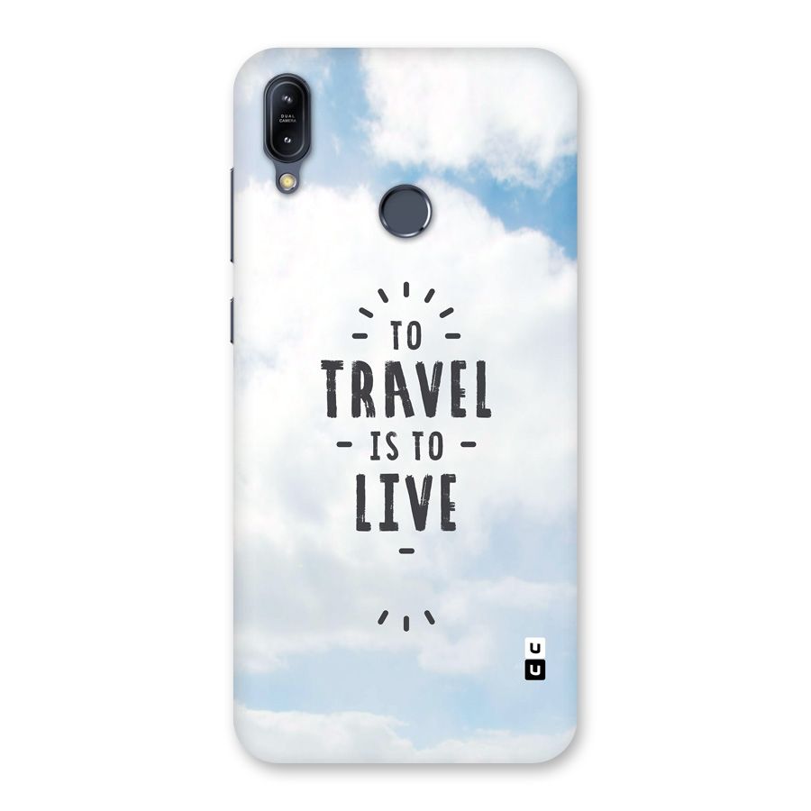 Travel is Life Back Case for Zenfone Max M2
