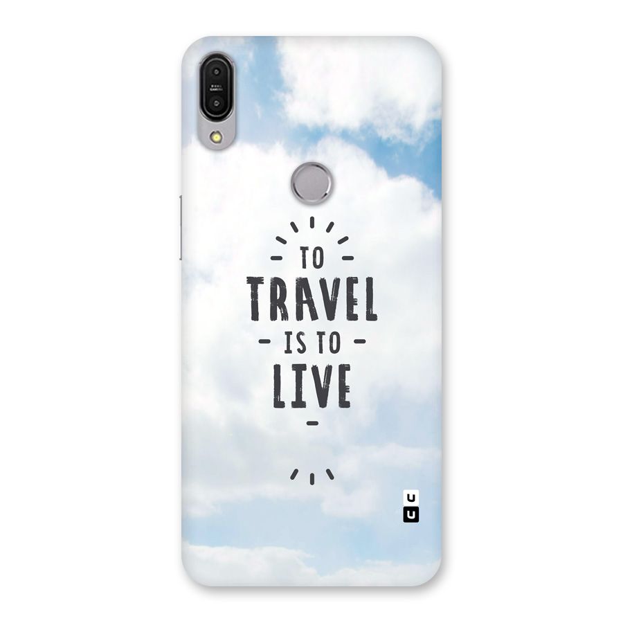 Travel is Life Back Case for Zenfone Max Pro M1