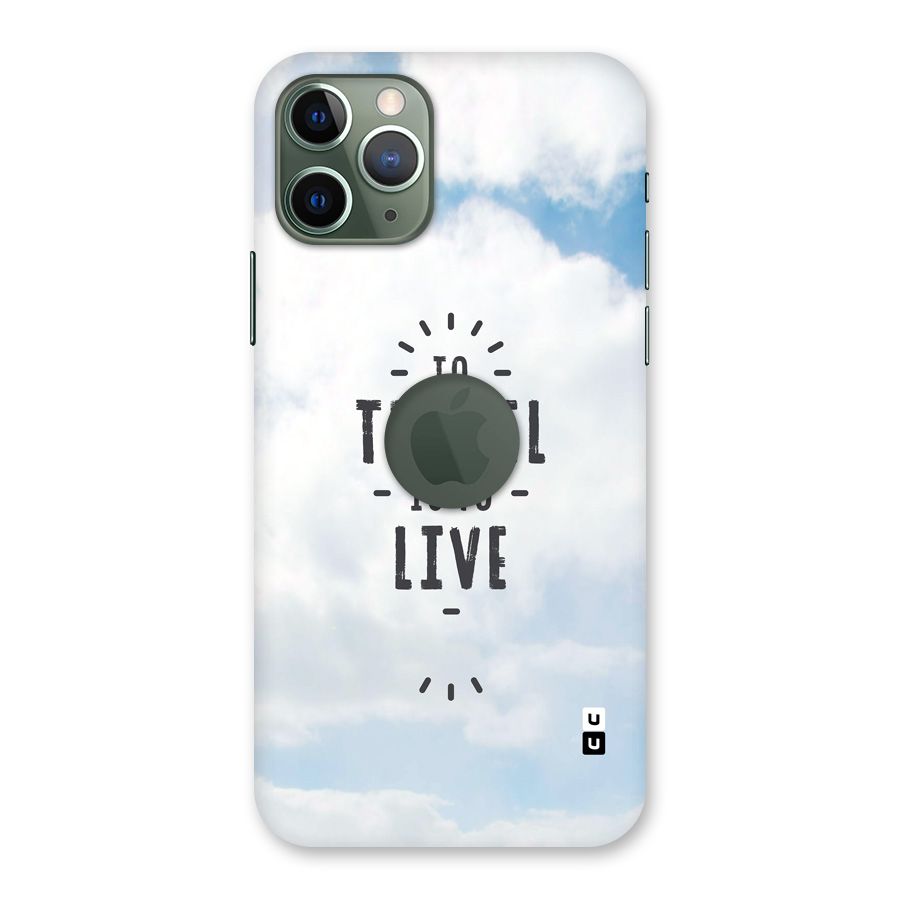 Travel is Life Back Case for iPhone 11 Pro Logo Cut