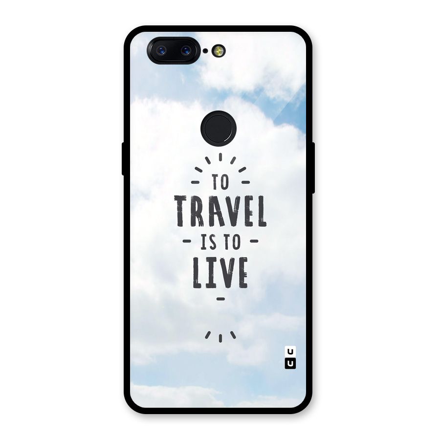 Travel is Life Glass Back Case for OnePlus 5T