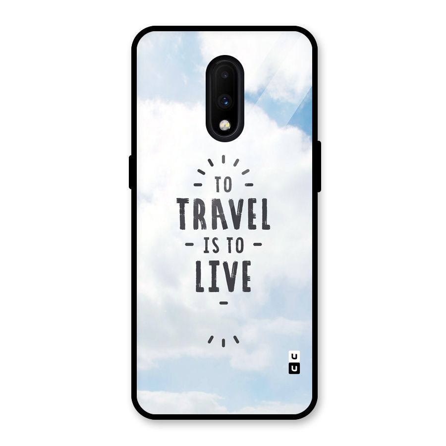 Travel is Life Glass Back Case for OnePlus 7