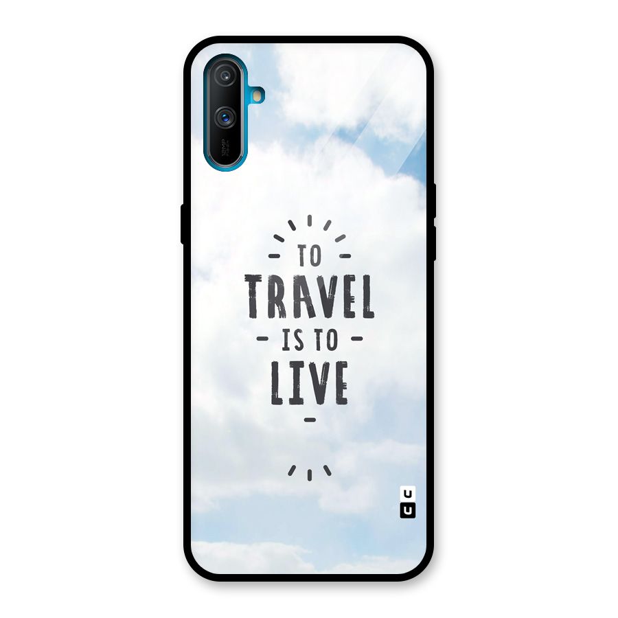 Travel is Life Glass Back Case for Realme C3