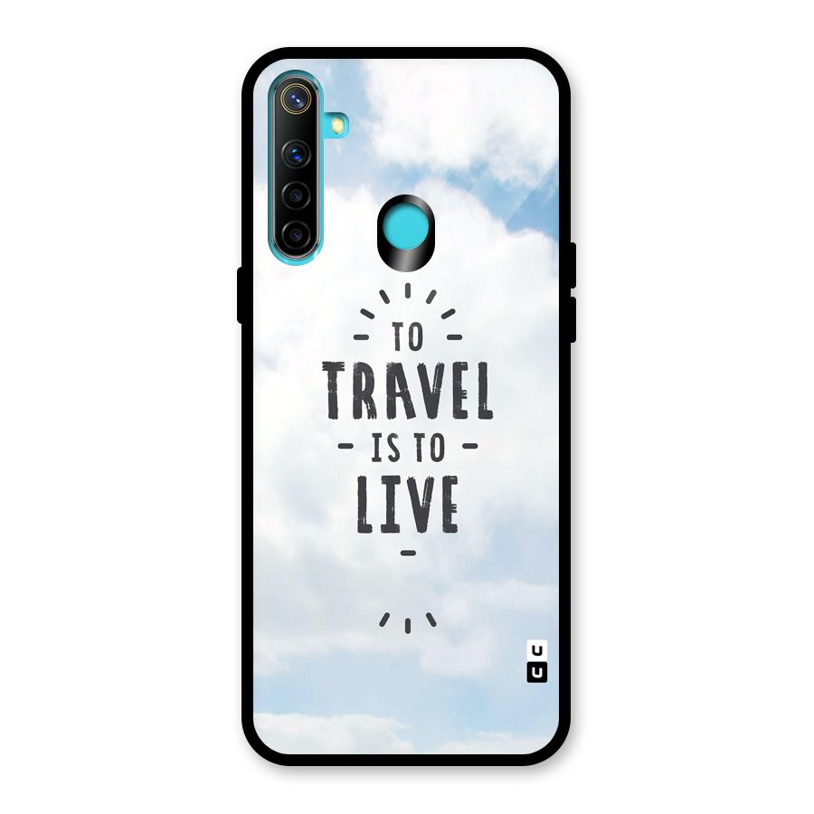 Travel is Life Glass Back Case for Realme Narzo 10