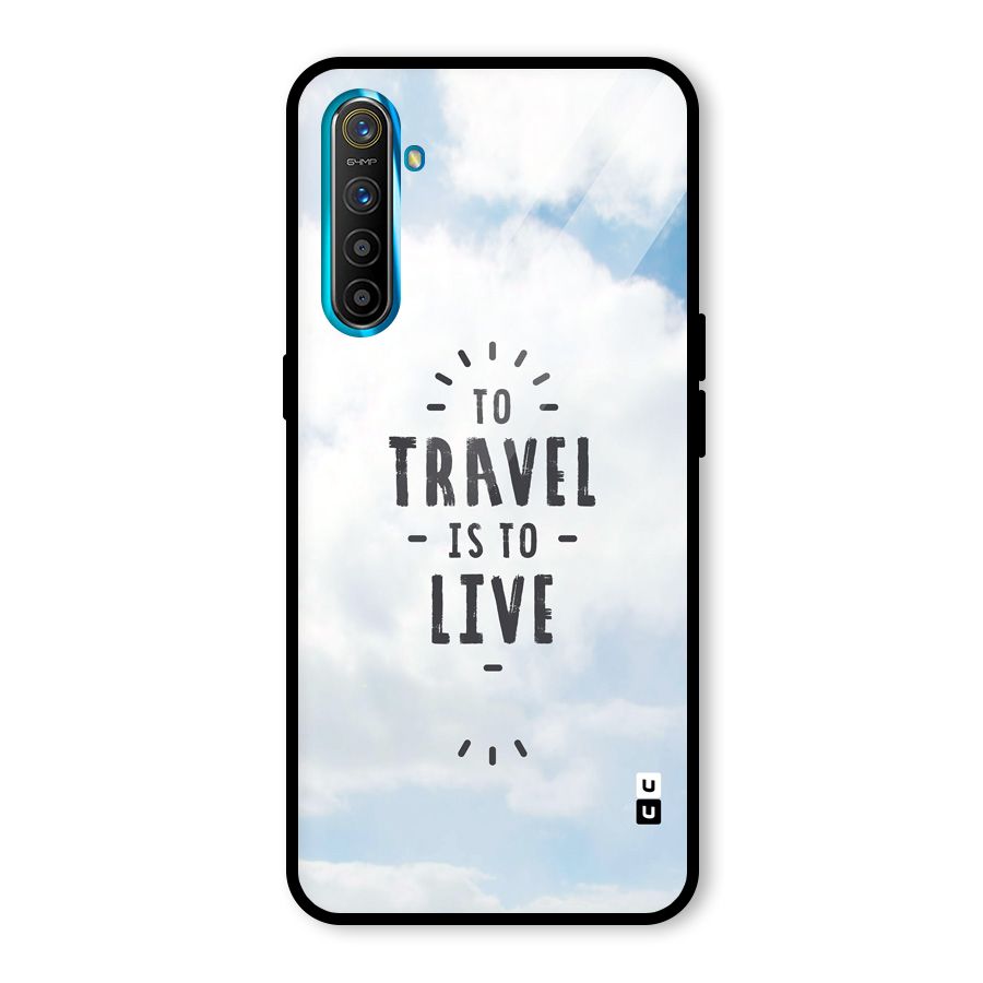 Travel is Life Glass Back Case for Realme X2