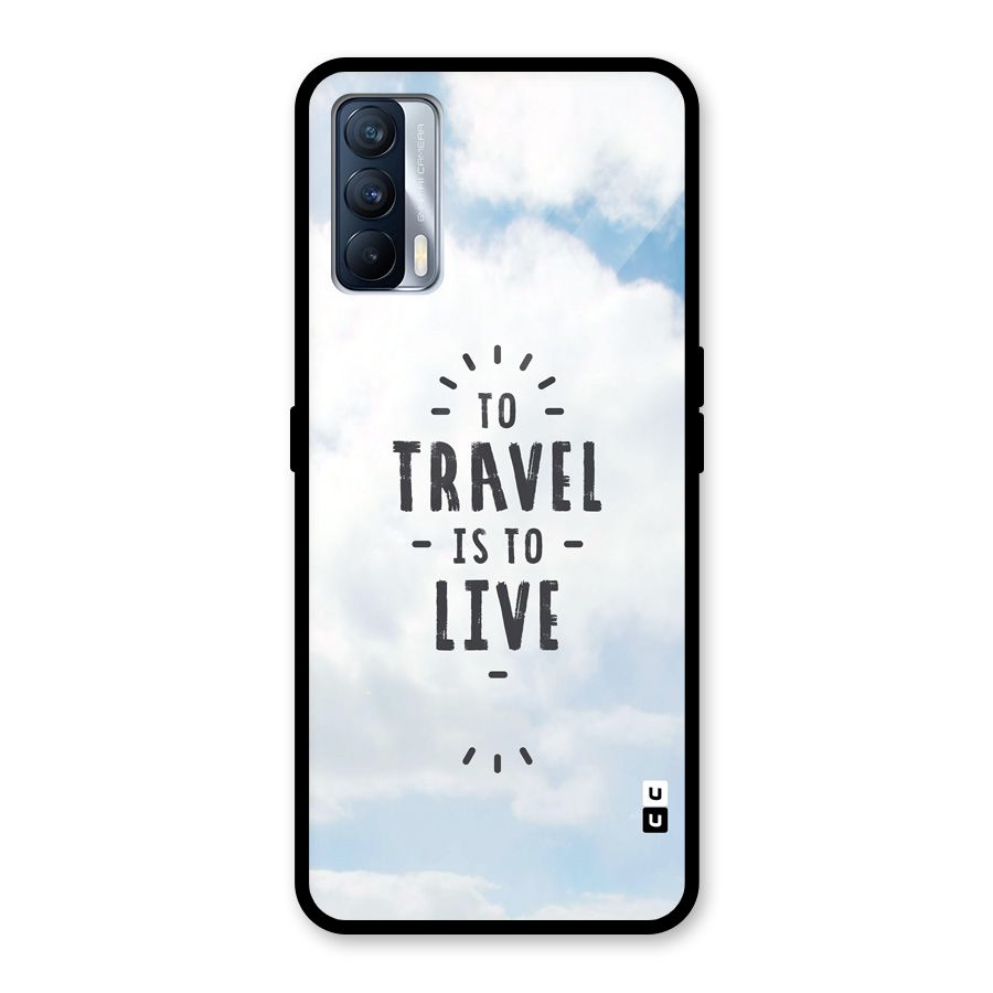 Travel is Life Glass Back Case for Realme X7