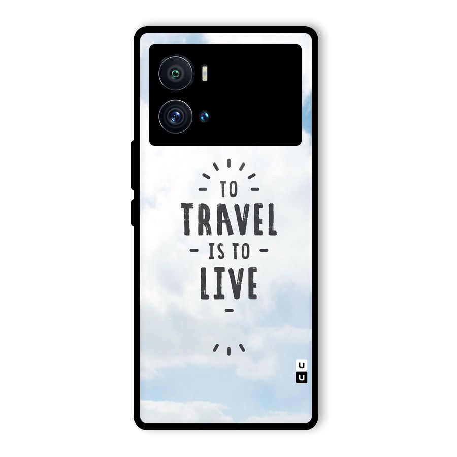 Travel is Life Glass Back Case for Vivo iQOO 9 Pro
