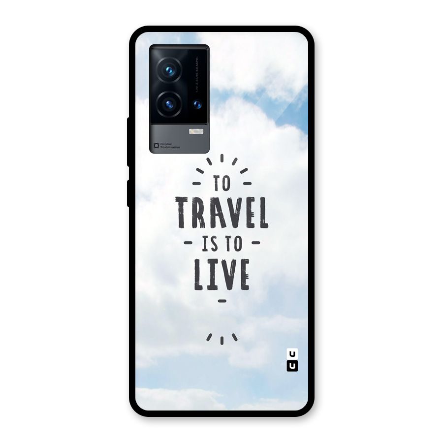 Travel is Life Glass Back Case for iQOO 9 5G