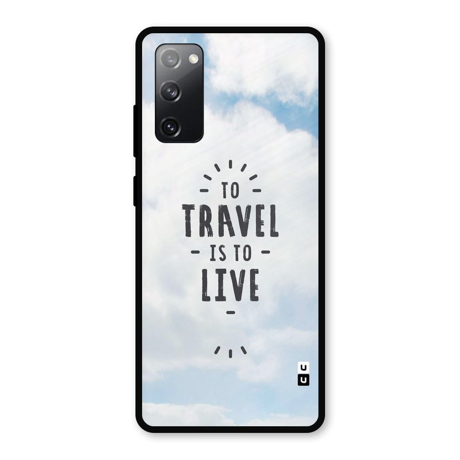 Travel is Life Metal Back Case for Galaxy S20 FE 5G