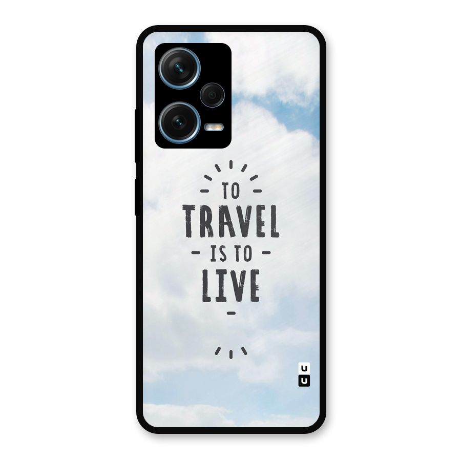 Travel is Life Metal Back Case for Redmi Note 12 Pro Plus 5G