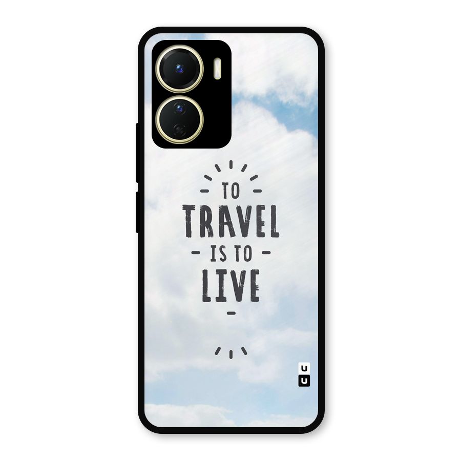 Travel is Life Metal Back Case for Vivo T2x