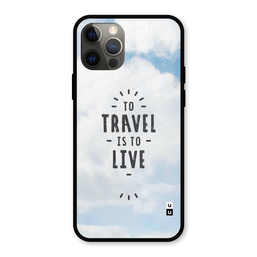 Travel is Life Metal Back Case for iPhone 12 Pro