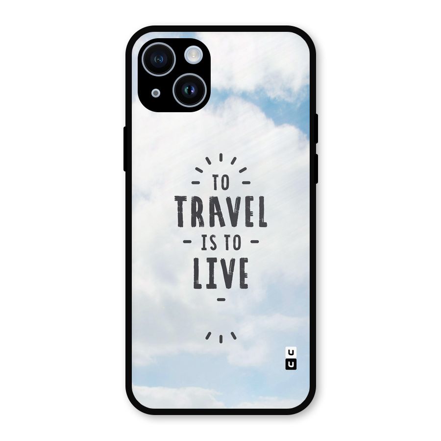 Travel is Life Metal Back Case for iPhone 14