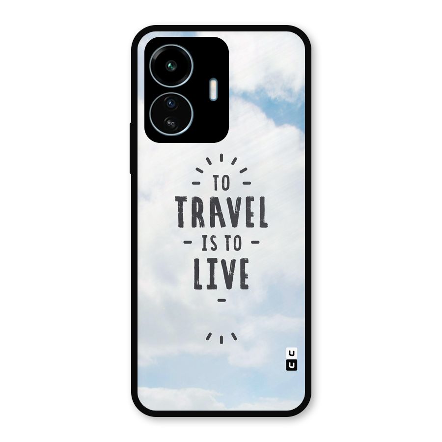 Travel is Life Metal Back Case for vivo iQOO Z6 Lite 5G