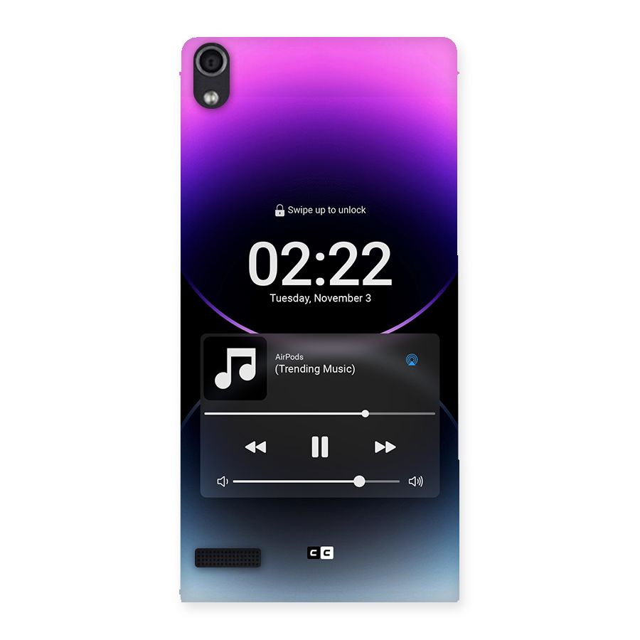 Trending Music Back Case for Ascend P6