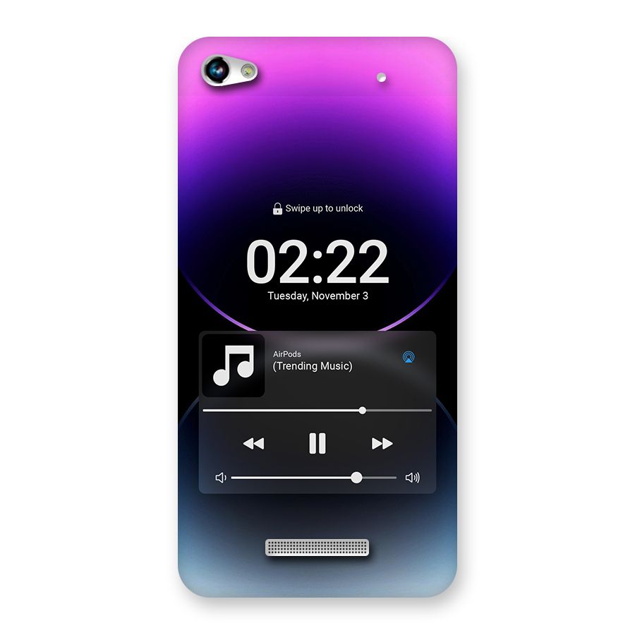 Trending Music Back Case for Canvas Hue 2 A316