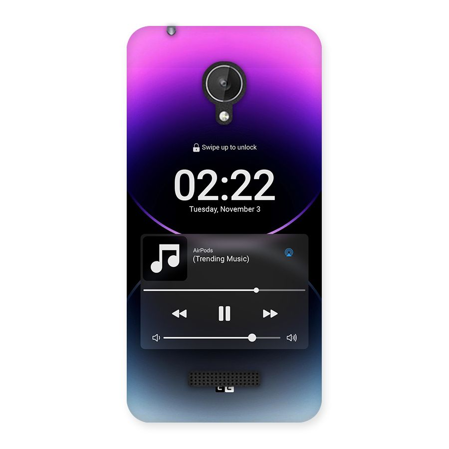 Trending Music Back Case for Canvas Spark Q380