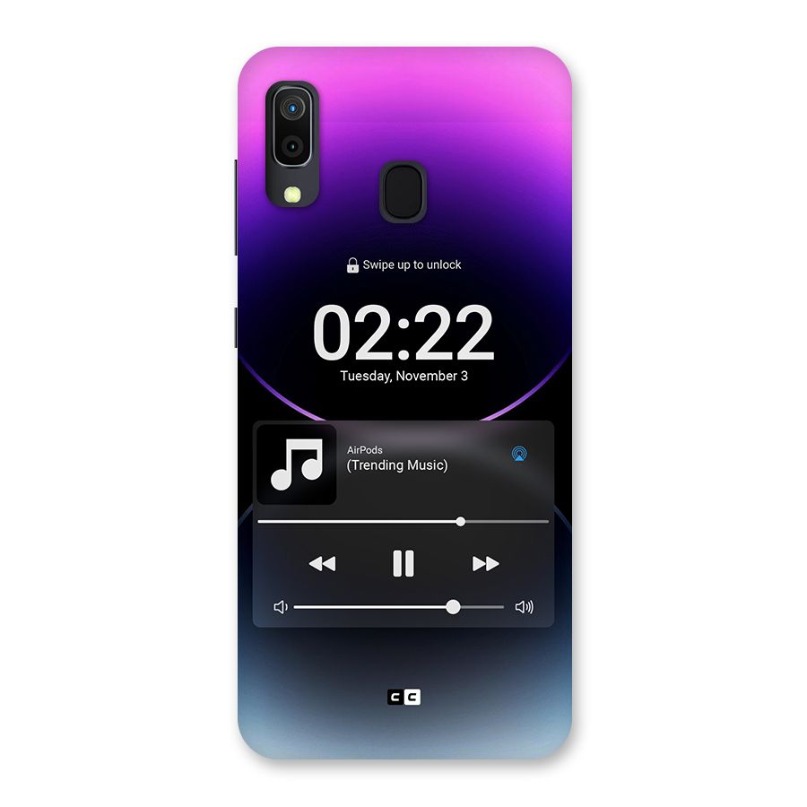 Trending Music Back Case for Galaxy A20