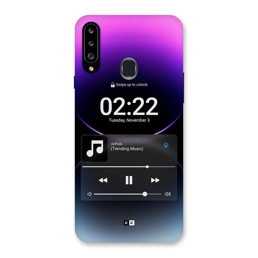 Trending Music Back Case for Galaxy A20s