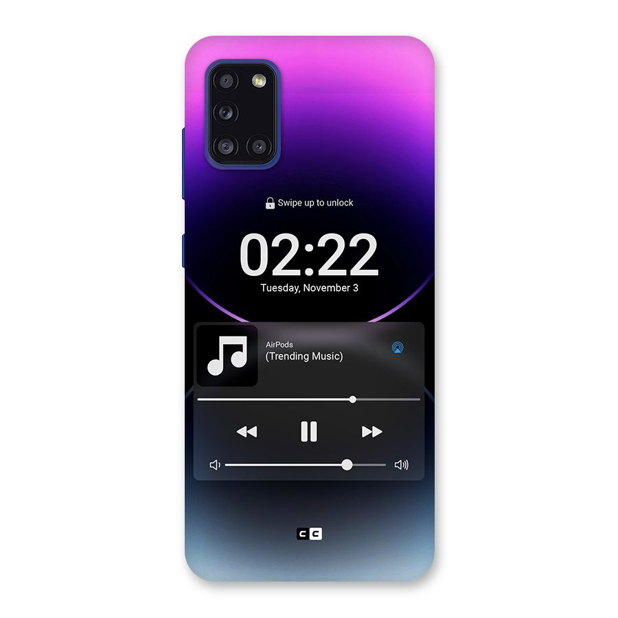 Trending Music Back Case for Galaxy A31