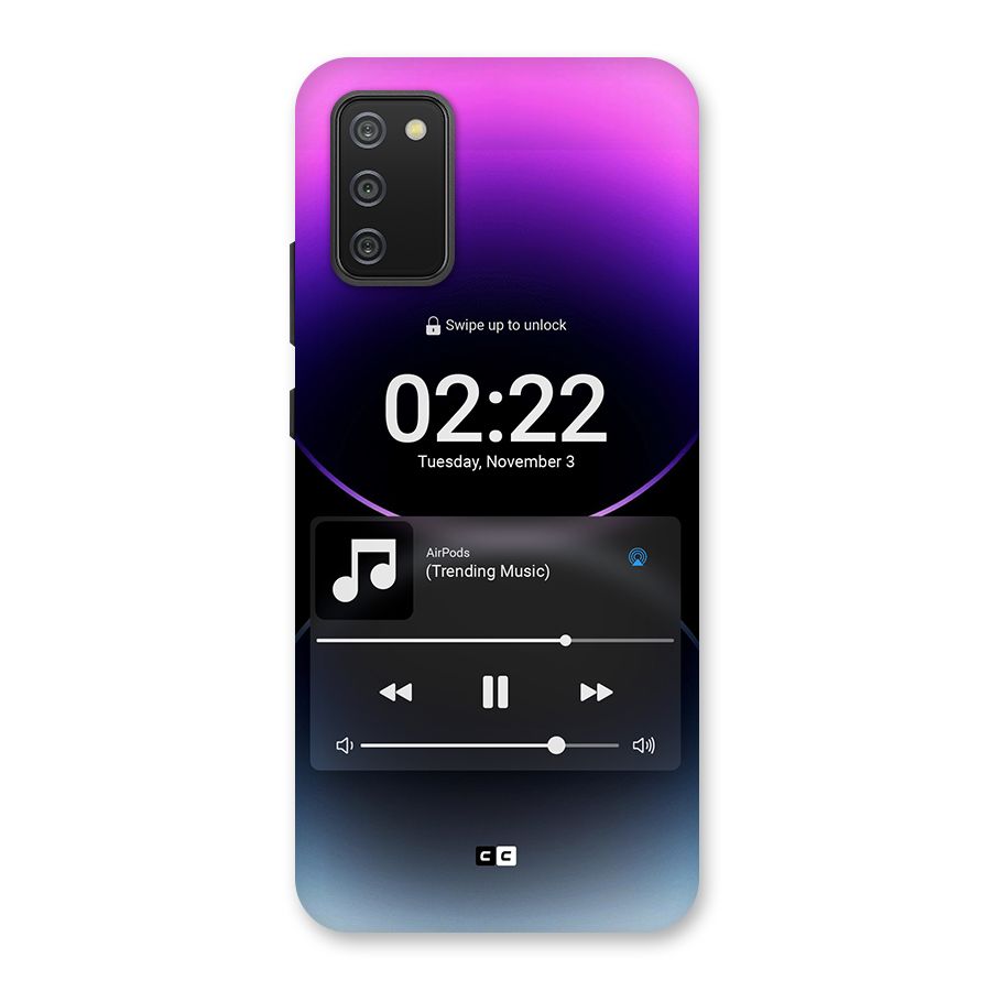 Trending Music Back Case for Galaxy F02s