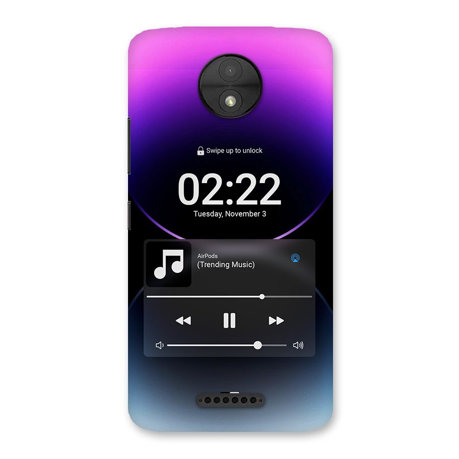 Trending Music Back Case for Moto C