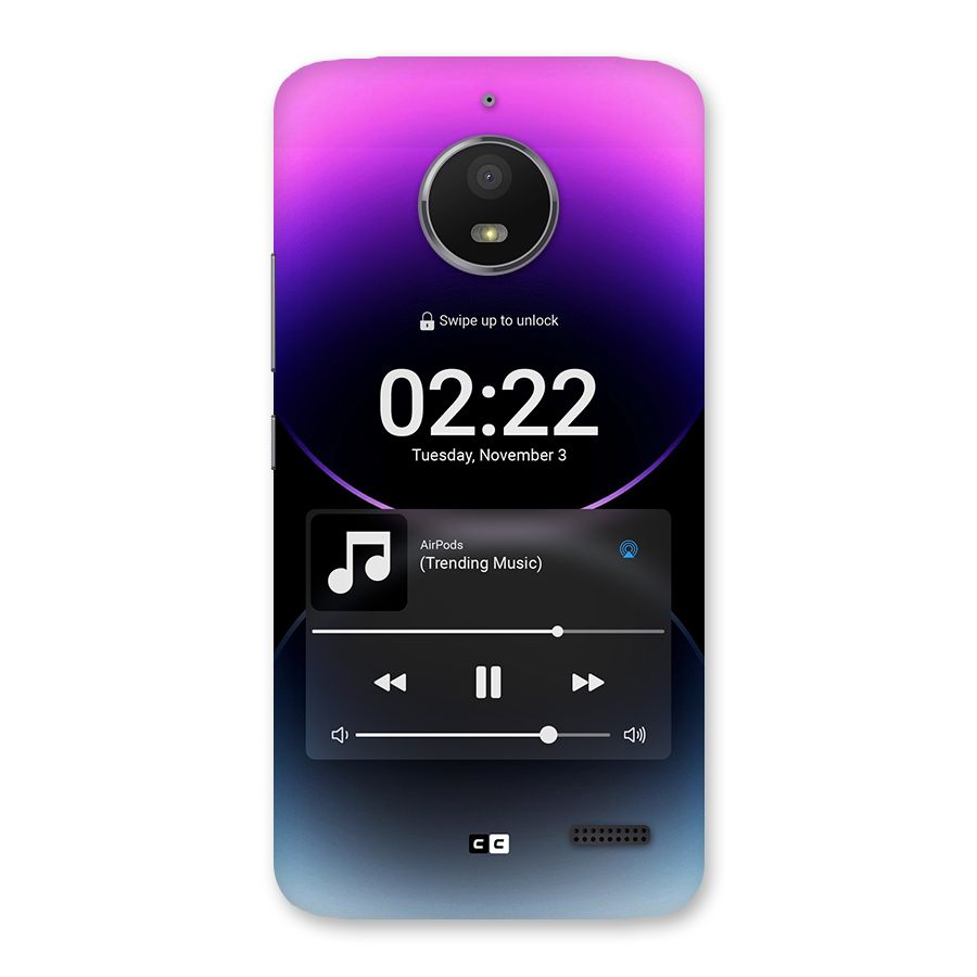 Trending Music Back Case for Moto E4