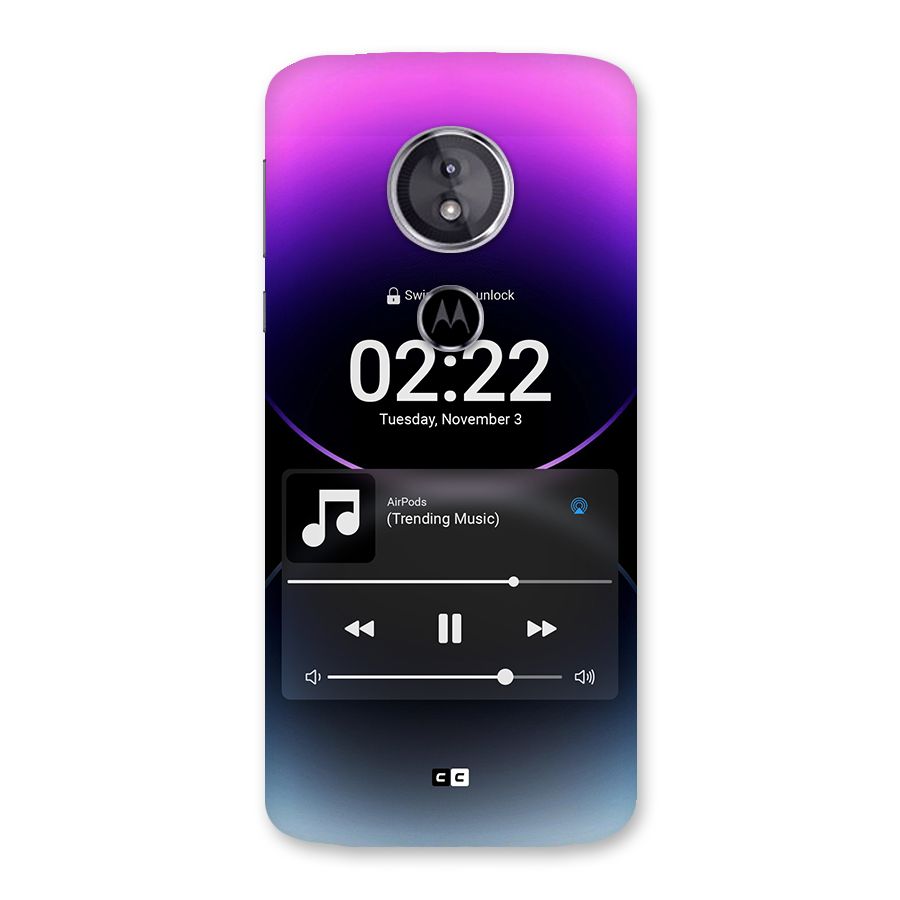 Trending Music Back Case for Moto E5