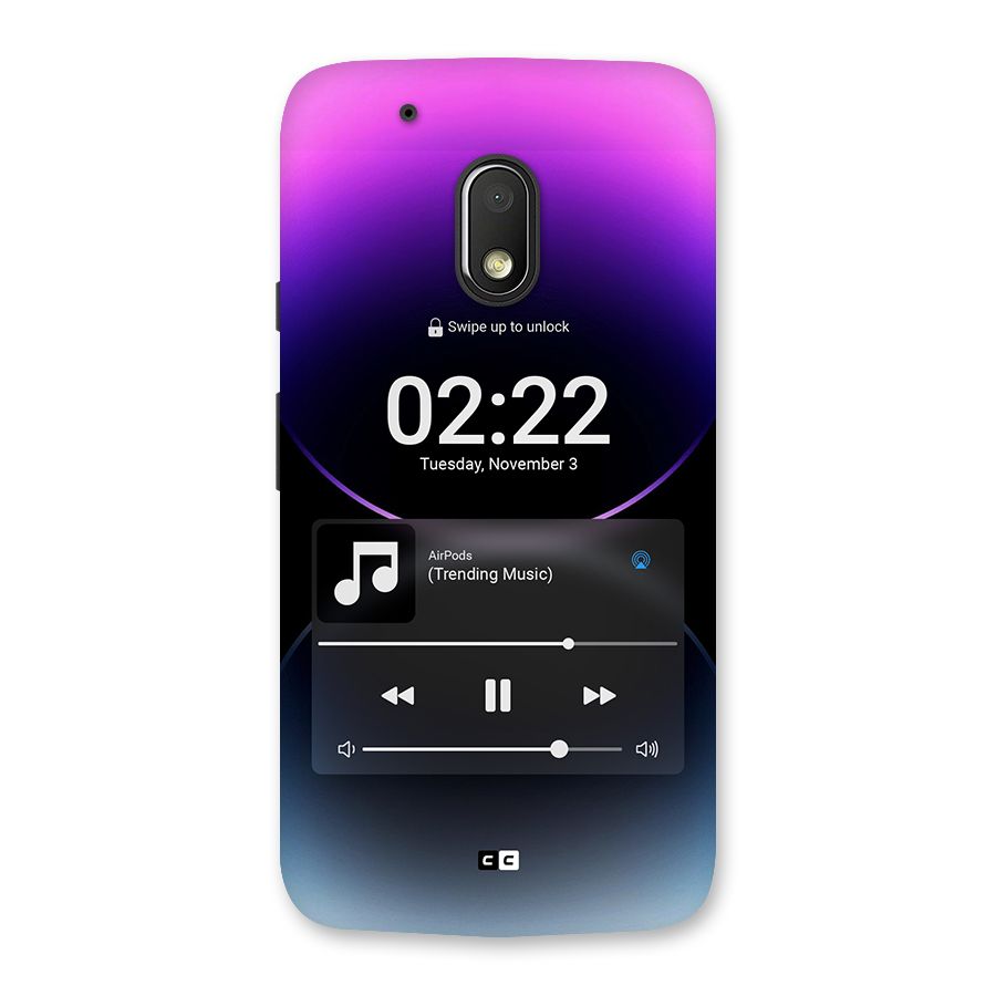 Trending Music Back Case for Moto G4 Play