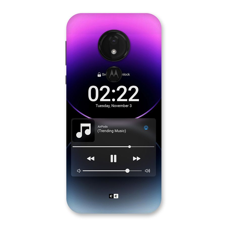 Trending Music Back Case for Moto G7 Power