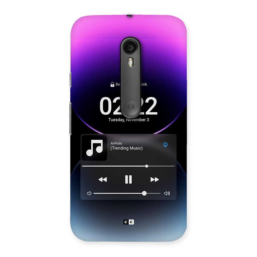 Trending Music Back Case for Moto G Turbo