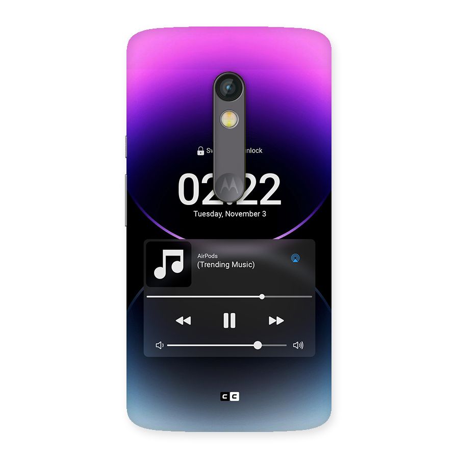 Trending Music Back Case for Moto X Play