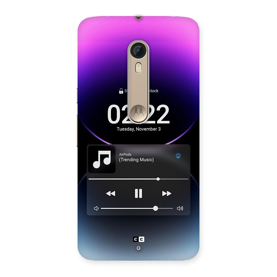 Trending Music Back Case for Moto X Style