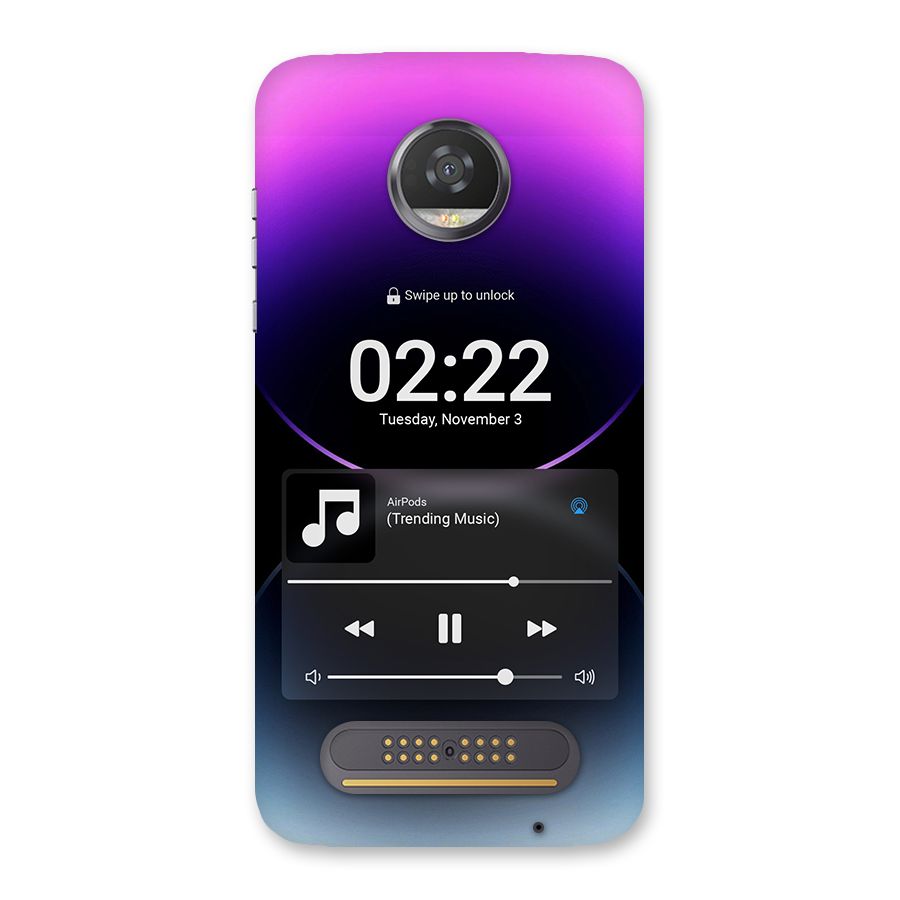 Trending Music Back Case for Moto Z2 Play