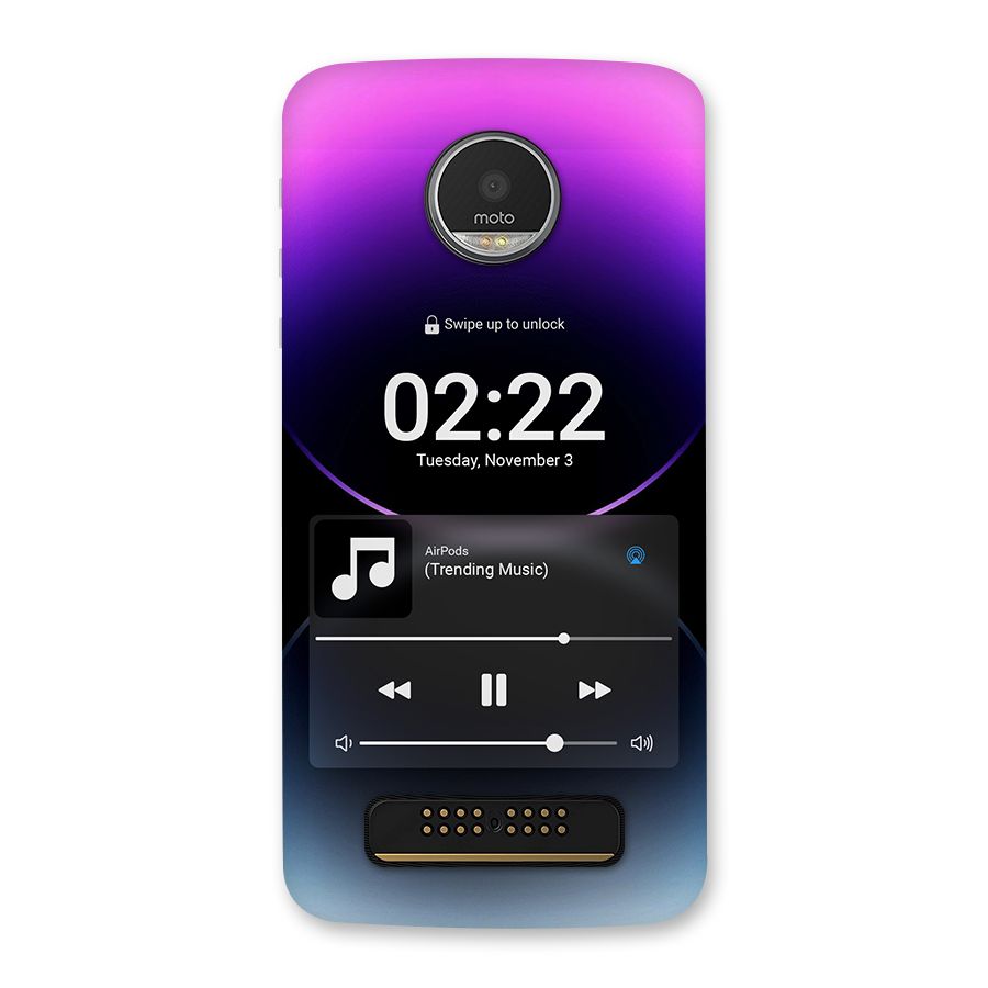 Trending Music Back Case for Moto Z Play